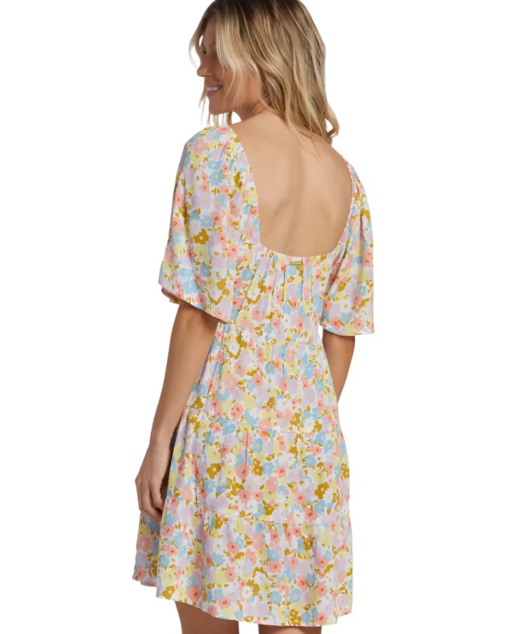 Dresses & Rompers-Billabong Take a Chance Babydoll Dress (SALE) Salt Crystal