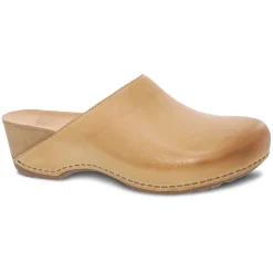 Shoes-Dansko Talulah Mules for Women (FINAL SALE) Tan Milled Burnished