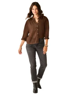 Shirts-Carve Designs Tatum Gauze Top