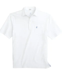 Shirts-Johnnie-O The Original Polo for Men White