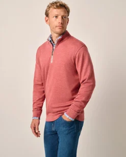 Sweaters & Hoodies|Shirts-Johnnie-O The Sully 1/4 Zip Pullover for Men (SALE)