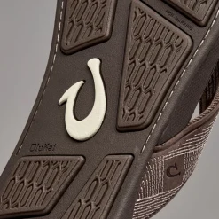 Sandals-Olukai Tuahine Sandal for Men Dark Wood