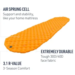 Sleeping Bags & Pads-Sea To Summit Ultralight Insulated Air Sleeping Mat Orange