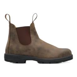 Boots|Boots-Blundstone Unisex 585 Chelsea Boots Rustic Brown