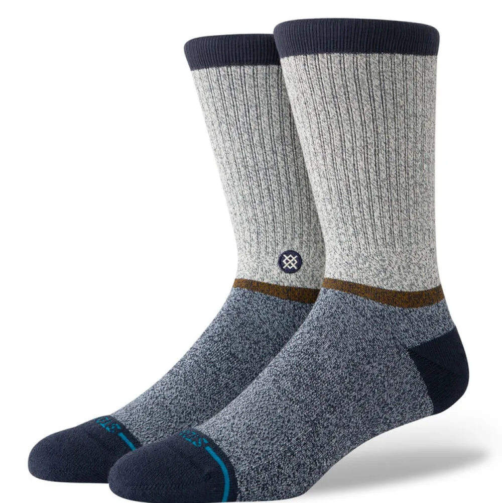 Socks-Stance Uptown Butter Blend Crew Socks for Men Navy