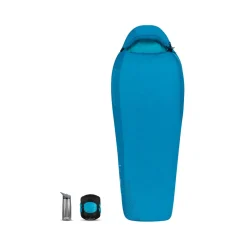 Sleeping Bags & Pads-Sea To Summit Venture Synthetic Sleeping Bag 32°F for Women Blue