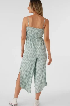 Dresses & Rompers-O'Neill Vera Amor Geo Jumpsuit for Women (SALE) Blue Haze