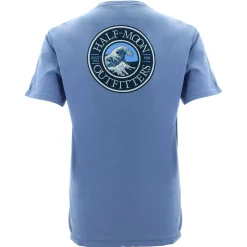 T-Shirts|T-Shirts-Half-Moon Outfitters Wave Logo Short Sleeve T-Shirt