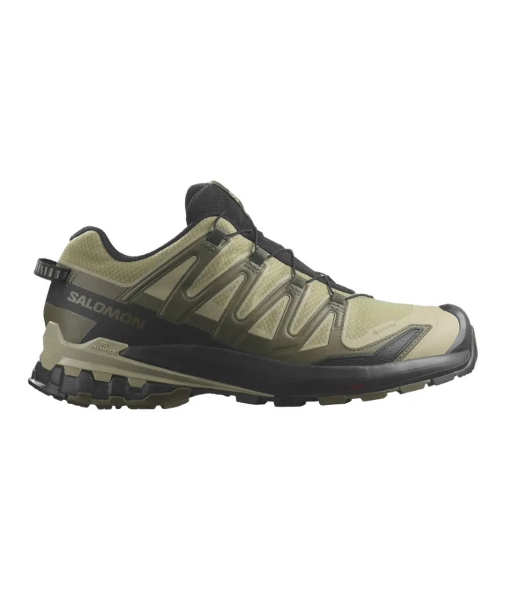 Shoes-Salomon XA Pro 3D V9 Gore-Tex for Men Dried Herb / Black / Olive Night